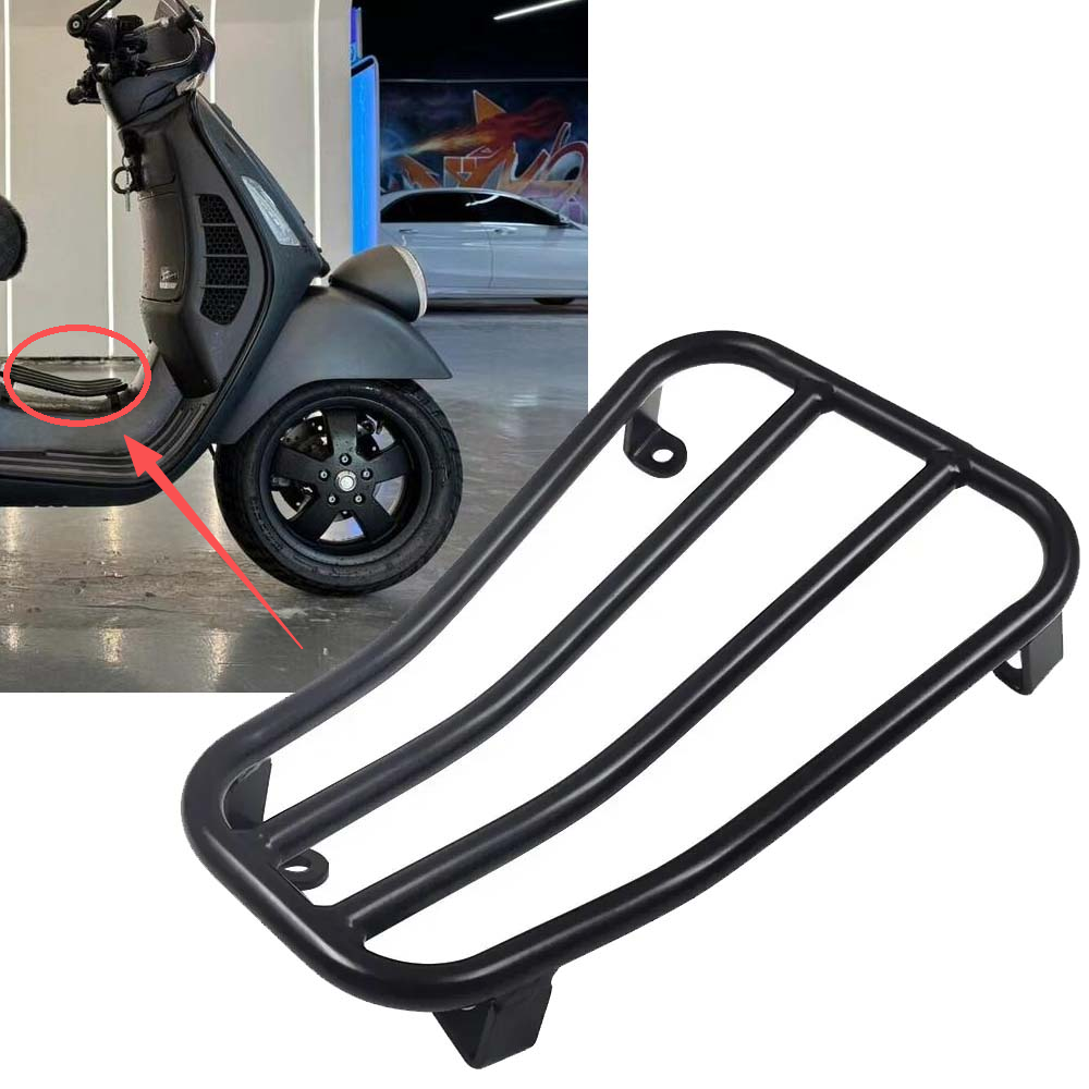 フロントカーゴラックピアジオベスパ GTS300 GTS-300 GTS 300 2008-2023 オートバイスタンドホルダー荷物ラックフットペダル棚