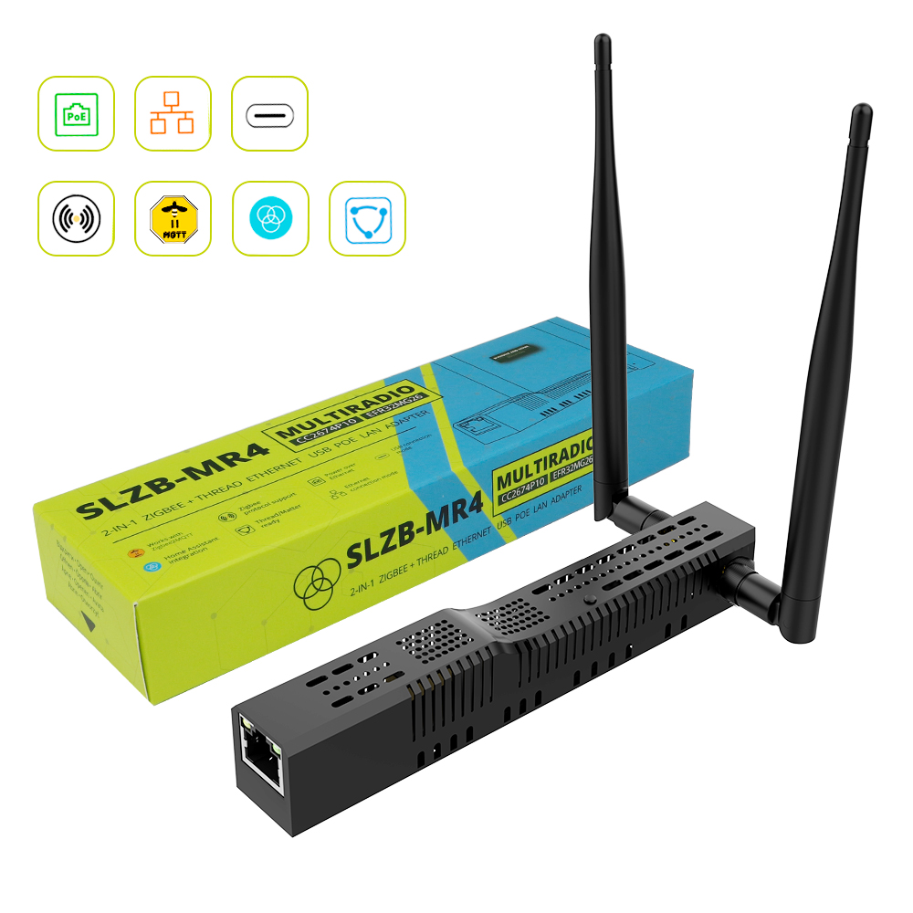 SMLIGHT SLZB-06/M/P10 Zigbee 3.0 to Ethernet、USB、PoE 付き WiFi ゲートウェイ コーディネーター、Zigbee2MQTT、ホーム アシスタント、ZHA と連携