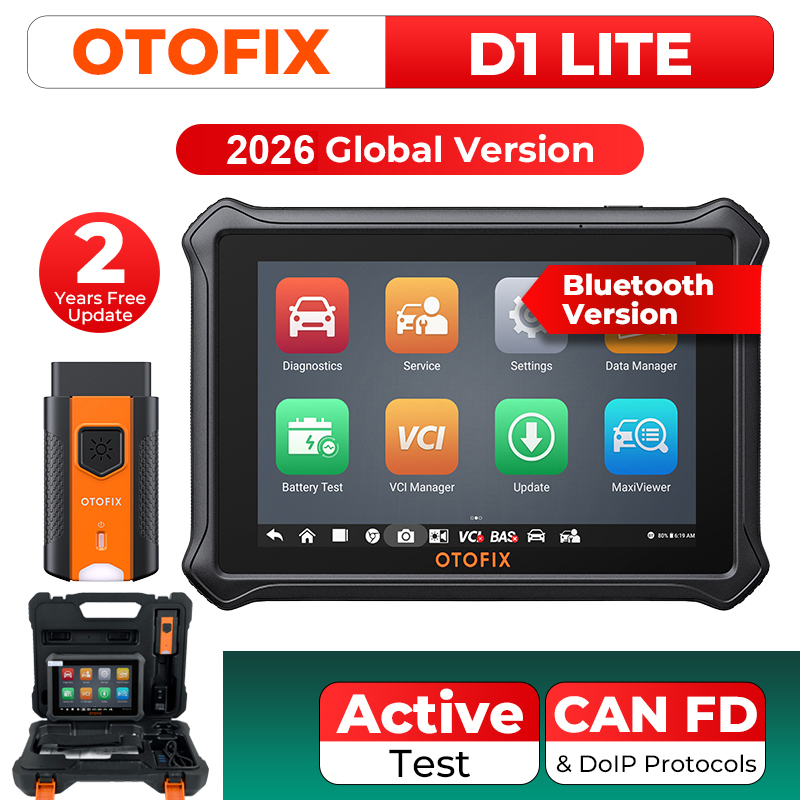 OTOFIX D1 Lite 双方向スキャンツール 2 年間無料アップデート 全システム診断ツール CAN FD