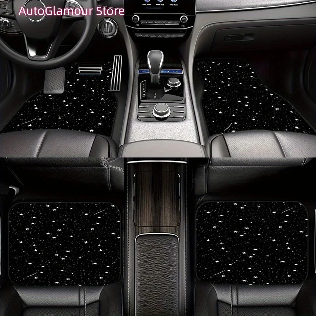 [星空テーマ SUV カーマット] 2D.4 個星空テーマスタイル要素ユニバーサル SUV カーマット、適合