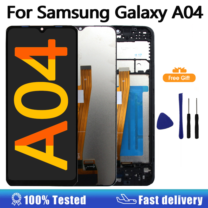 6.5 "ディスプレイサムスンギャラクシー A04 A04s A04e Lcd ディスプレイタッチスクリーンデジタイザアセンブリサムスン A045F A047F A042F ディスプレイ