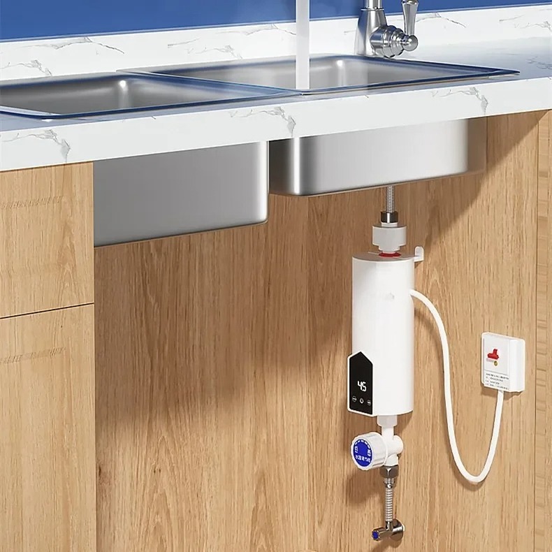 インスタント給湯器 220V 3000W-5500W ポータブル電気ヒーター浴室温水シャワーと家庭のキッチン暖房用