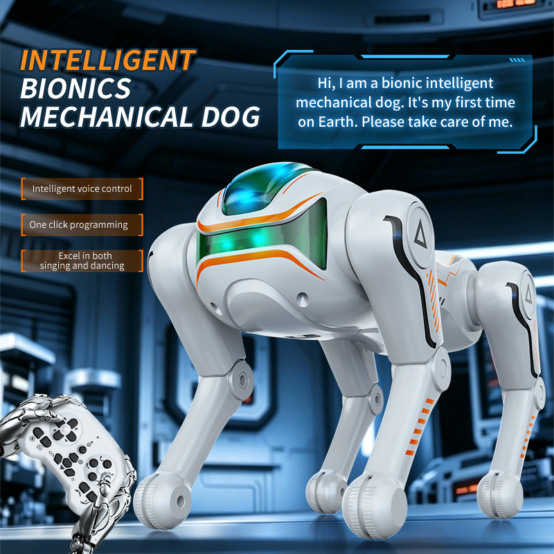 リモコンプログラミングシミュレーション AI マシン犬音声対話電気子供用インテリジェント機械犬のおもちゃ