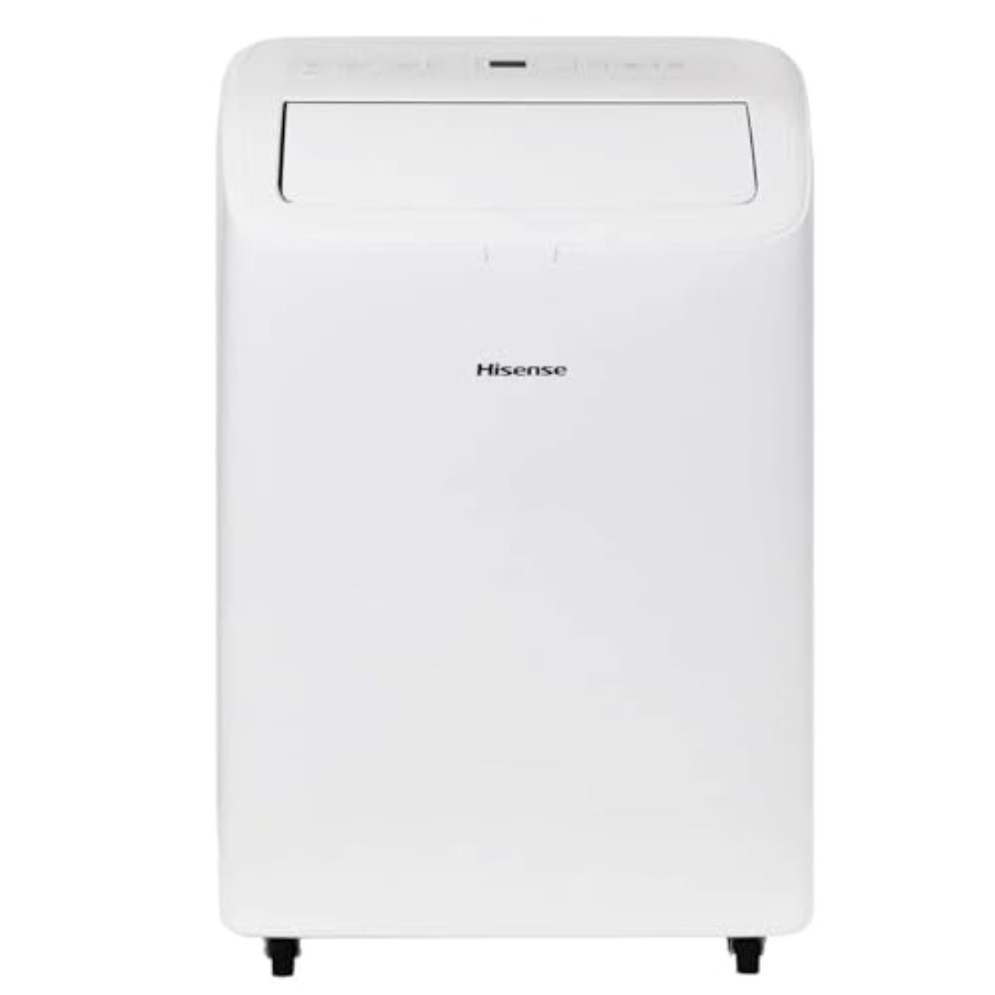 家庭用ポータブル エアコン、白いプラスチック、Wi-Fi 付き 8000 BTU デュアル ホース インバーター、カバー範囲 350 平方フィート、騒音 42 dB A