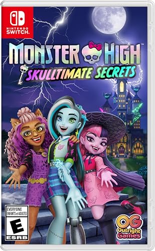 Nintendo Switch ゲーム -Monster High Skulltimate Secrets - Nintendo Switch OLED Lite 用ゲーム物理カートリッジ