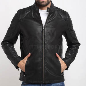 The Best-Selling High-Street Style Men's Cowhide Winter Jacket of 2026, Featuring a Front Logo, High Quality, Eco-Friendly, Breathable, and Lightweight