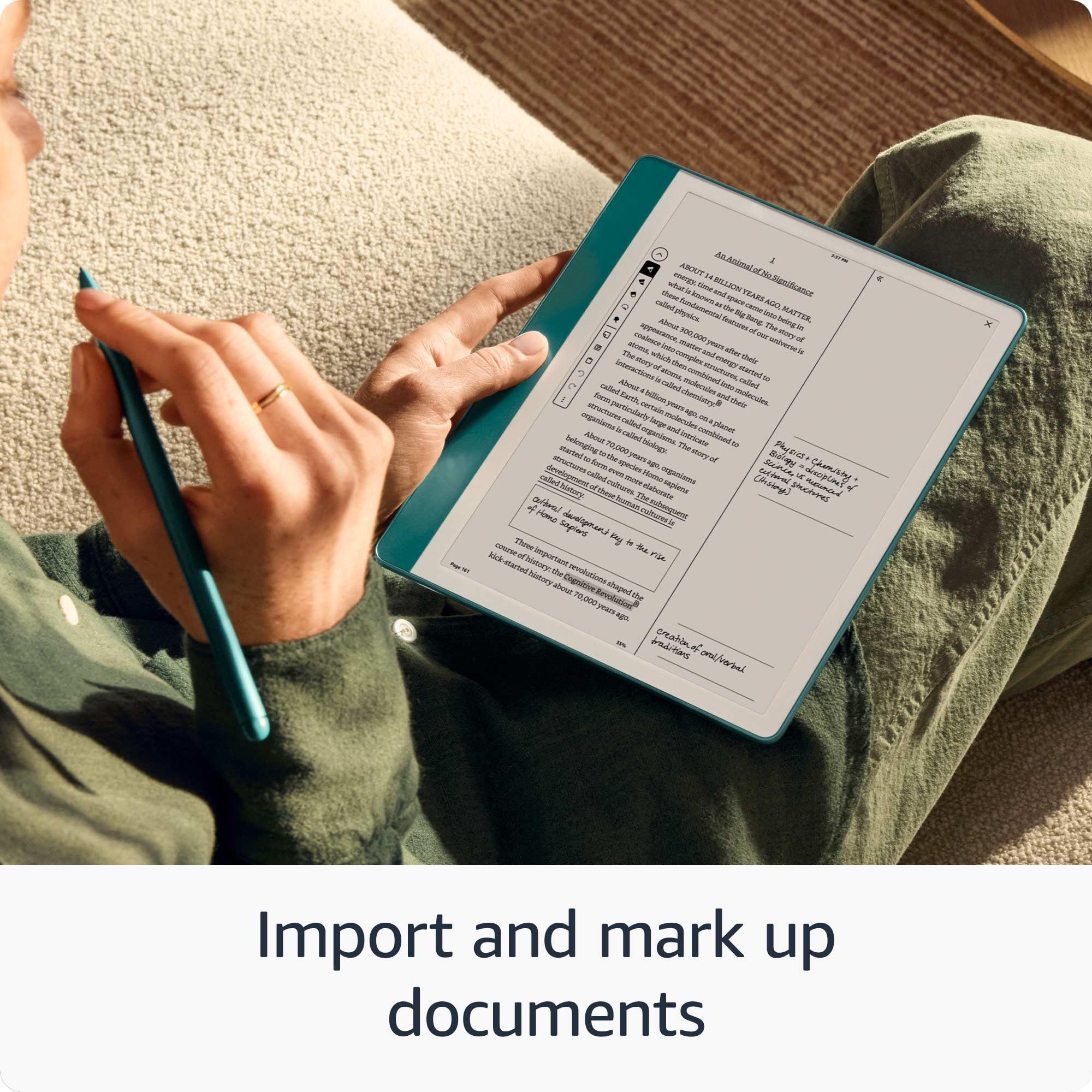 Amazon Kindle Scribe (16GB) - メモ、ドキュメント、書籍をすべて 1 か所にまとめます。 AIノート要約機能搭載。