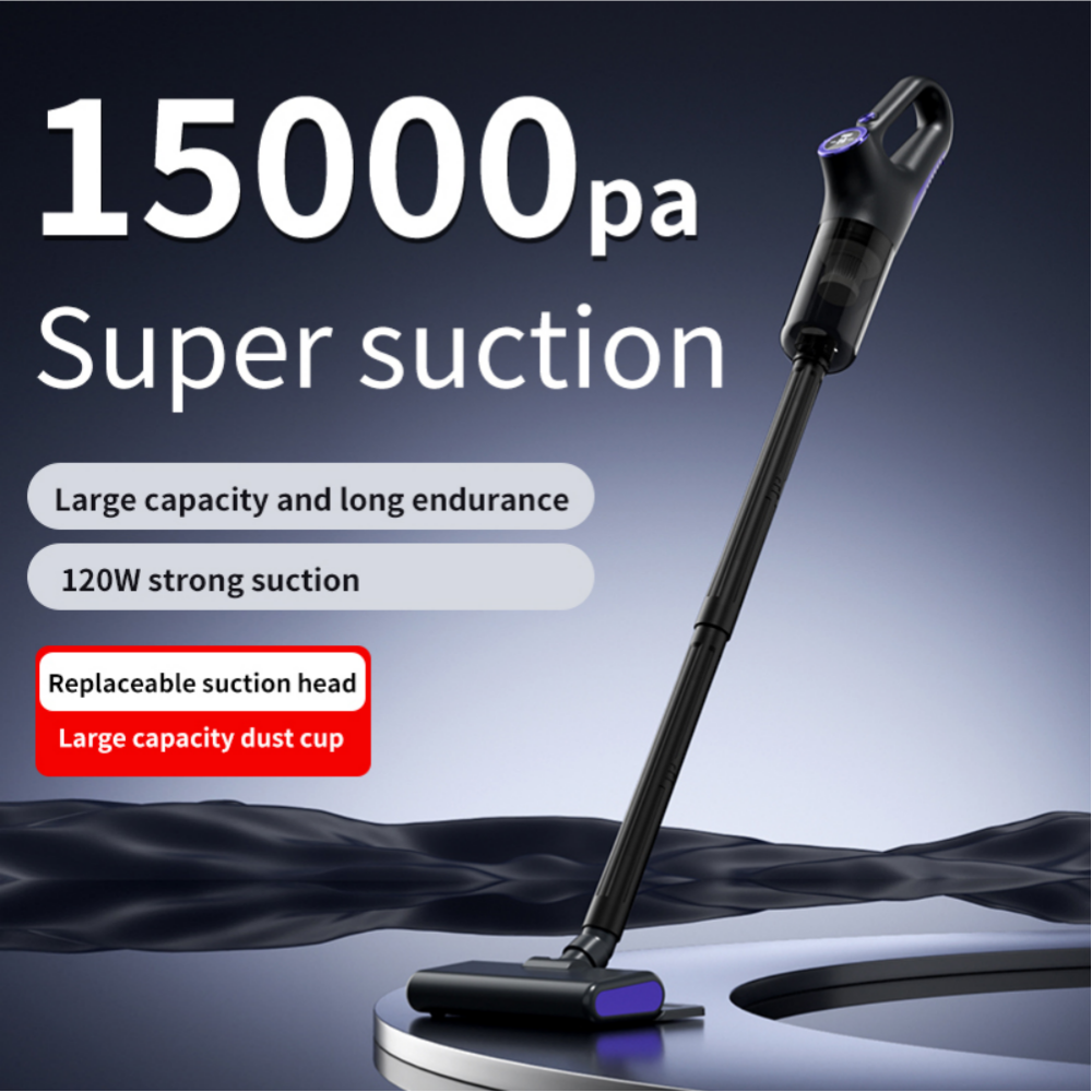 15000PA 掃除機ポータブルコードレス掃除機 120 ワット高吸引力 USB 充電式コードレス家庭用掃除機