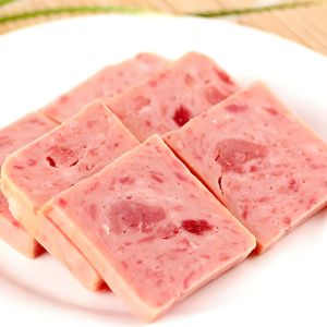 BRC認証取得の工場直送、美味しい即食ランチョンミートの卸売り