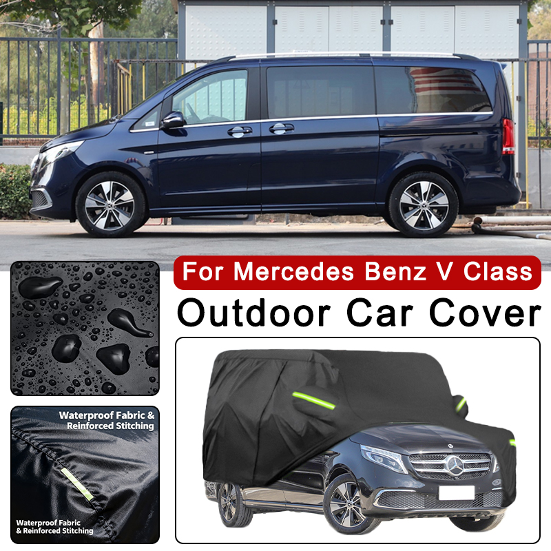 オールシーズン車カバー メルセデスベンツ V クラス W638 W639 W447 用 - 屋外完全保護、防水防塵、耐熱性