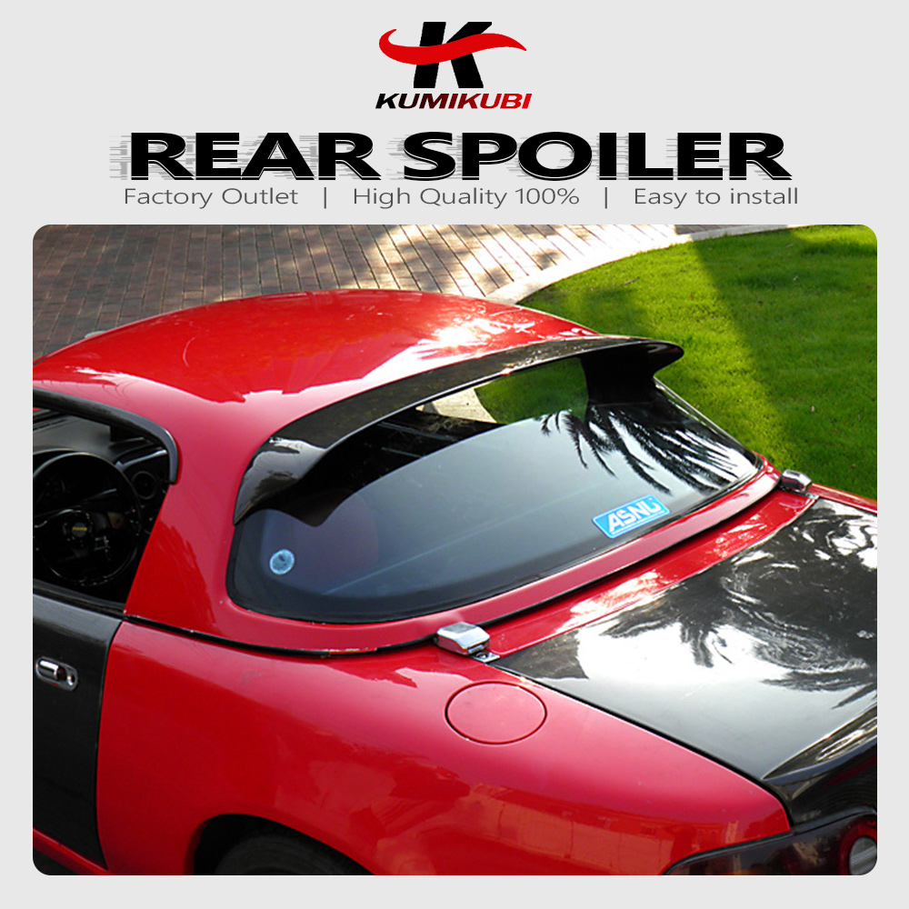 リアウィンドウルーフスポイラー 1989-1997 マツダ ミアータ MX5 ハードトップ JDM スタイル ブラック スポイラー ウィング ウィングレット バイザー ウィングに対応