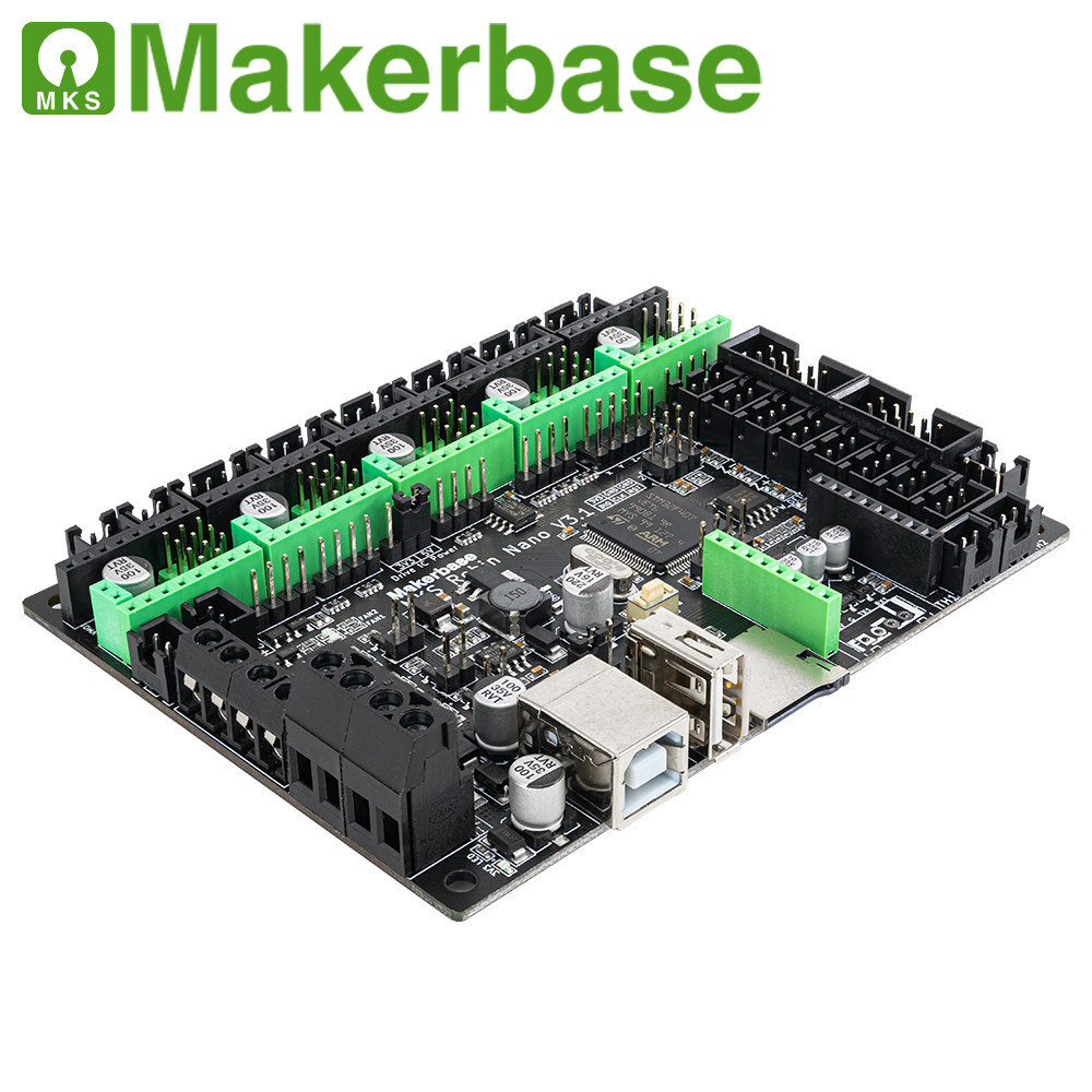 Makerbase MKS Robin Nano V3.1 3D プリンター メインボード (M4 プロセッサーおよび TFT タッチスクリーン搭載)