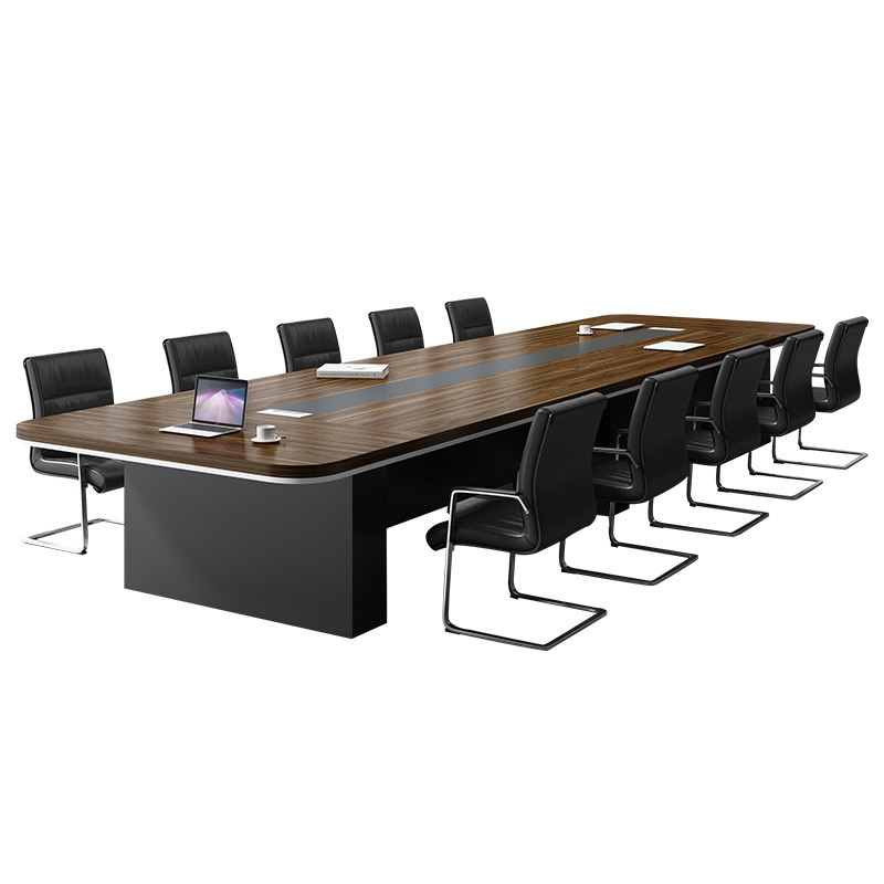 #Modern simple office furniture, desk set, conference table set, modern conference table and chair combination, customizable