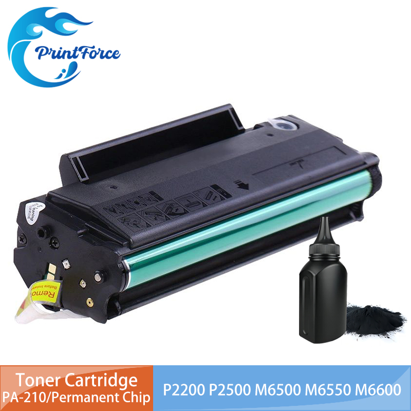 PA210 PA-210 PA-210E 詰め替えトナーカートリッジ永久チップ Pantum P2200 P2500 P2500W M6500 M6550 M6600 M6500N M6500 用