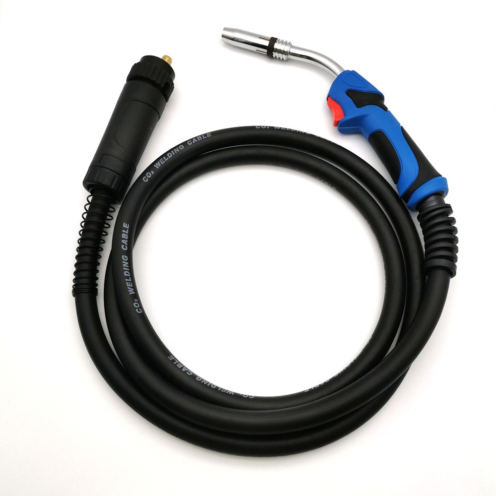 BINZEL 250A 24KD MB24KD (5 メートル) 5 メートルミグ溶接トーチ/ガン (ユーロコネクタ) ガス冷却 CO2 ミグ溶接トーチ完成品