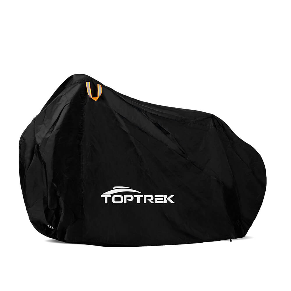 Toptrek バイクカバー自転車プロテクター多目的雨雪防塵全天候保護カバー防水 210T 高品質