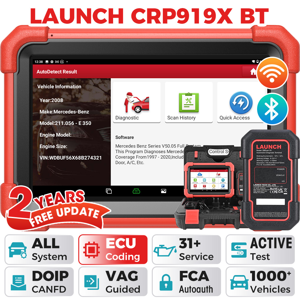 新発売 CRP919X BT 診断ツール X431 Obd2 スキャナ自動車コードリーダー ECU コーディング診断
