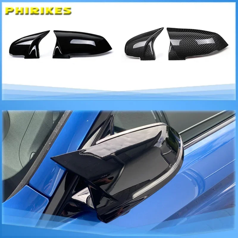 Bmw 1 2 3 3GT 4 M2 i3 シリーズ F20 F21 F22 F23 F30 F31 F32 F33 F34 ホワイトミラーカバー車のサイドバックミラーキャップ蓋シェル