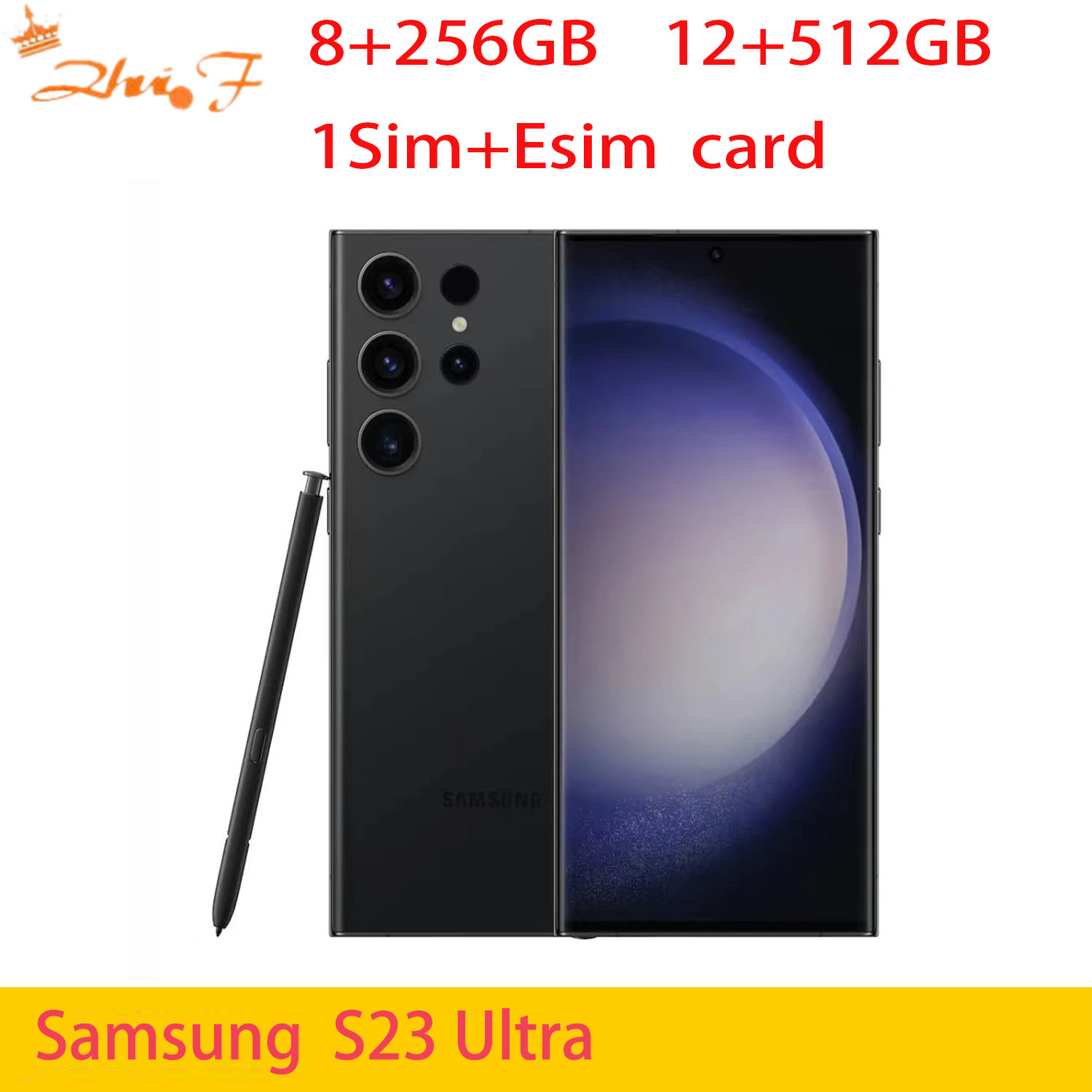 Samsung Galaxy S23 Ultra 5G S918U1 s918u 6.8' ROM 256/512GB RAM 8/12GB Snapdragon NFC オリジナル Android 携帯電話