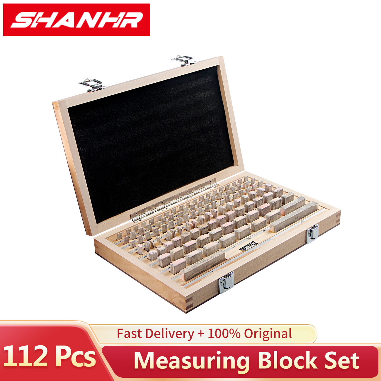 SHANHR 112 ピース/セット 1 グレード 0 グレード検査ブロックゲージテストキャリパーブロック測定器