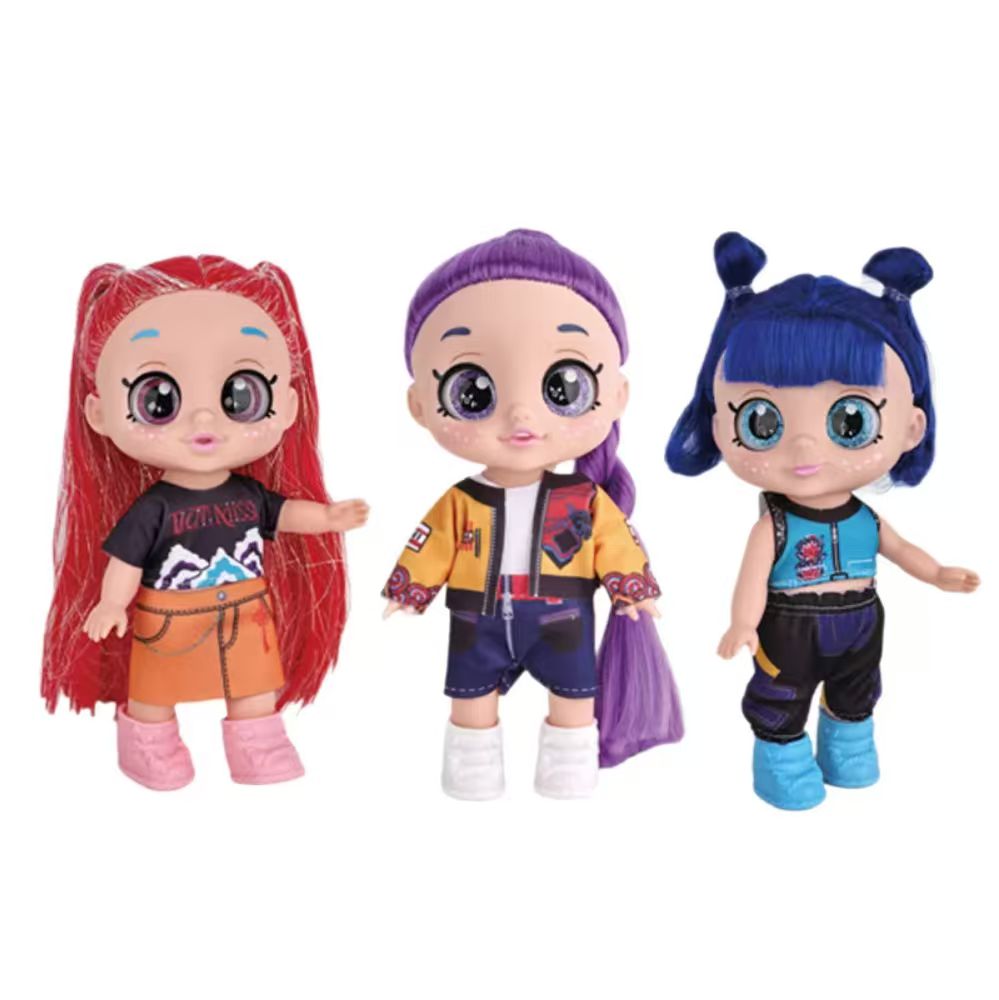 新しいベストセラー 10 インチ K-POP 女の子人形 5D 目、音楽、ビニール、タイガーフィギュア、ファッションコレクションおもちゃ、ファンへのギフト %%