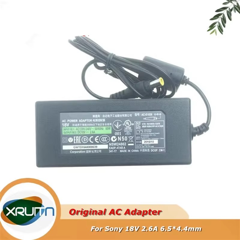 オリジナル AC-E1826L AC-E1826 電源 18V 2.6A AC アダプタ充電器ソニー SRS-X7 SRS-X77 W127JC W217JC W218JC M125JC M128J