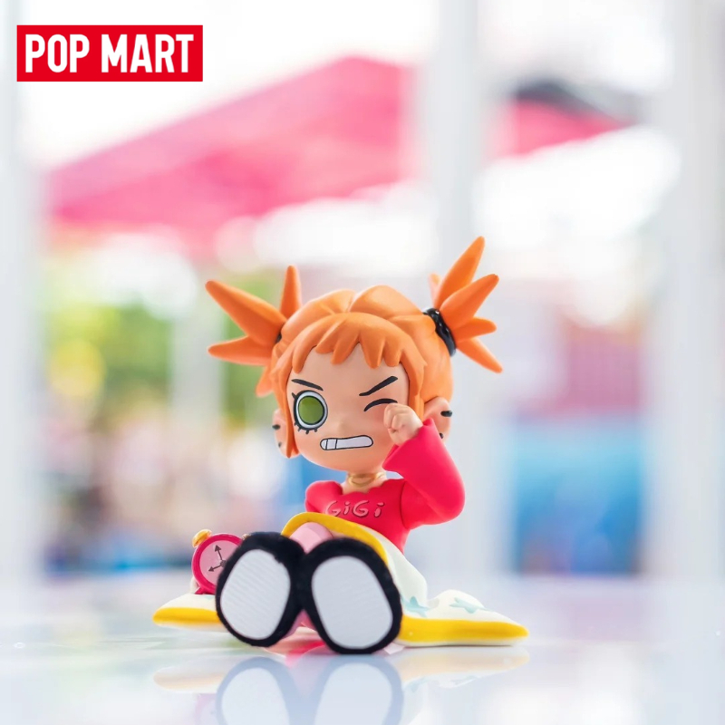 正規品 POP MART リルピーチ ライオット スリープオーバー シリーズ ブラインド ボックス 反逆的ガール エナジー ミッドナイト パーティー スタイル ポピー ドリーム