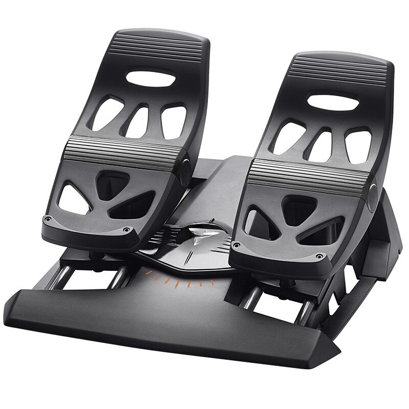 オリジナル TFRP フライト舵ペダルフライト SIM 舵ペダルビデオゲームアクセサリー Thrustmaster フライトシミュレータ舵