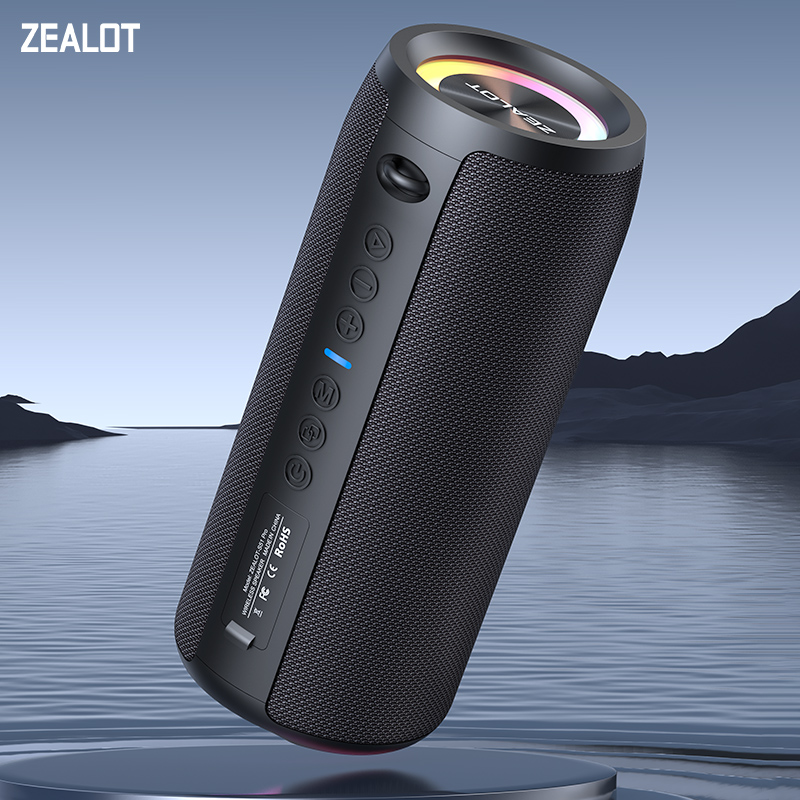 Zealot-S51Pro 40 ワットハイパワー Bluetooth スピーカー 3D ステレオ低音 Bluetooth スピーカーポータブル IPX5 防水適切な TWS ブームボックス