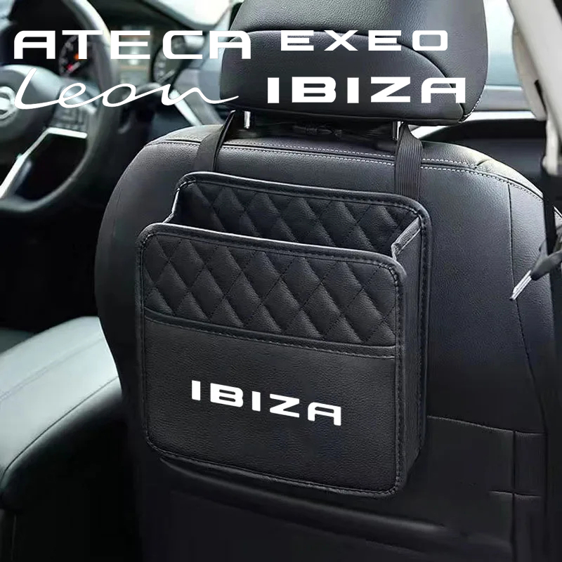 SEAT Leon ibiza Ateca Tarraco Toledo Arosa 車の収納袋車のインテリアシートバックハンギングバッグアクセサリーに適しています