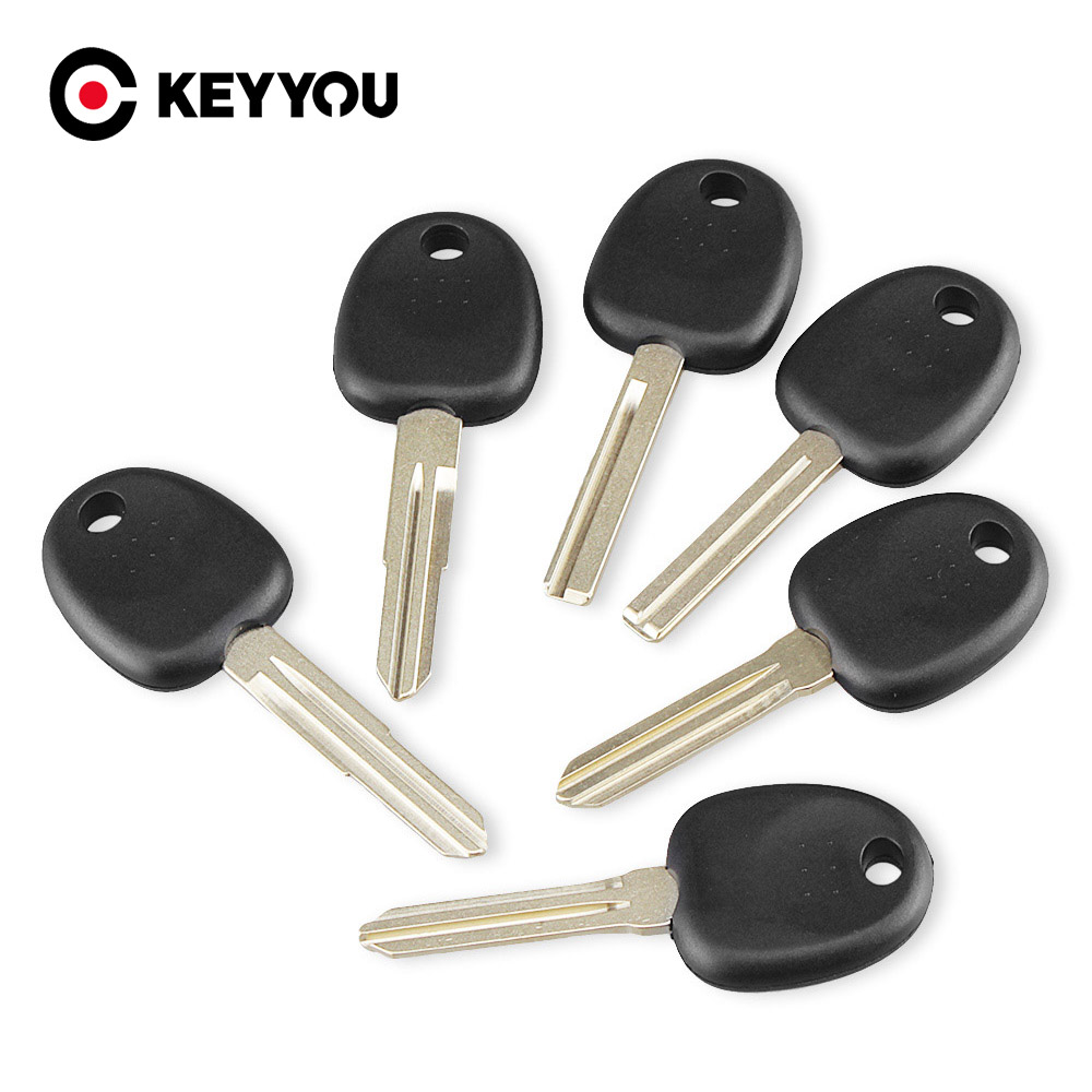 KEYYOU 10 個トランスポンダーキーヒュンダイアクセントソナタ NF エラントラ IX35 ツーソンヴァーナ車のキーシェルブランクケース交換ロゴなし