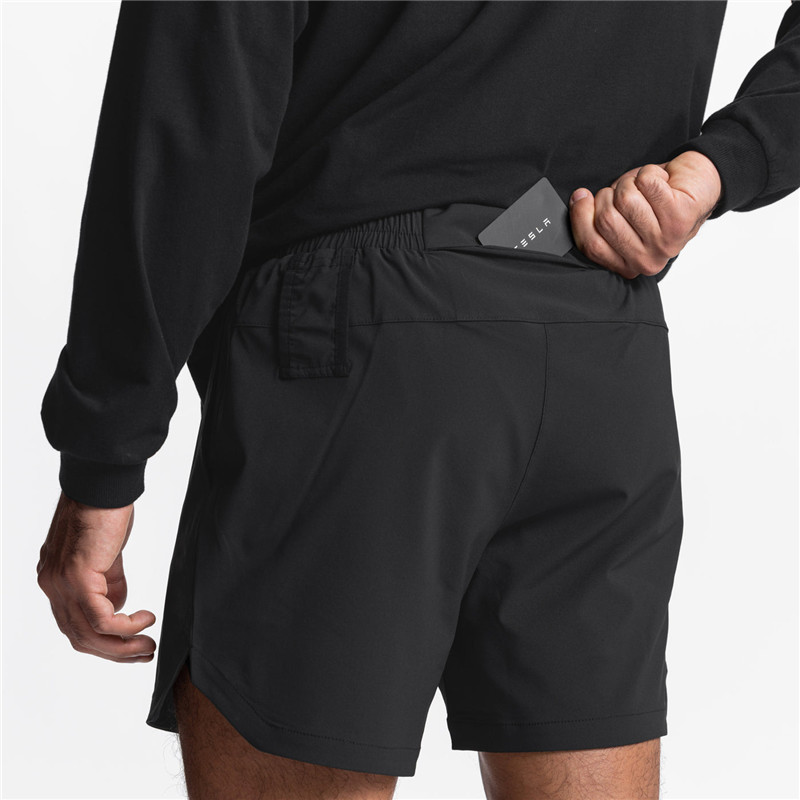 2025 新しい夏のランニングショーツ男性スポーツジョギングフィットネスショーツクイックドライメンズジム男性ショーツジムショートパンツ男性のための
