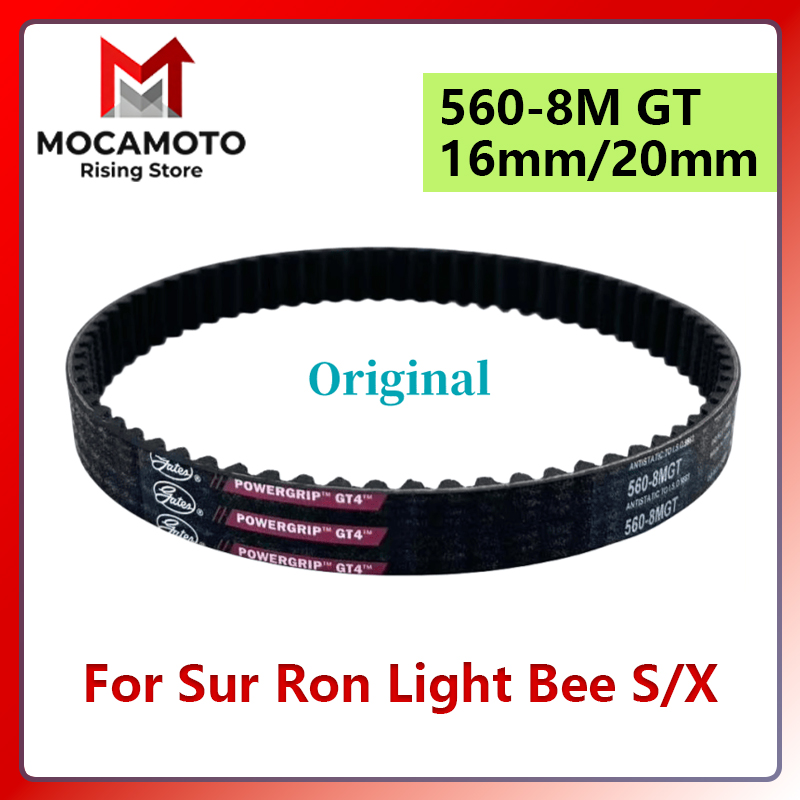 電動バイク 8 メートル 560 オリジナル伝送ベルトドライブベルト 560-8M GT ため Sur-Ron Surron Sur Ron Light Bee S/Light Bee S/X