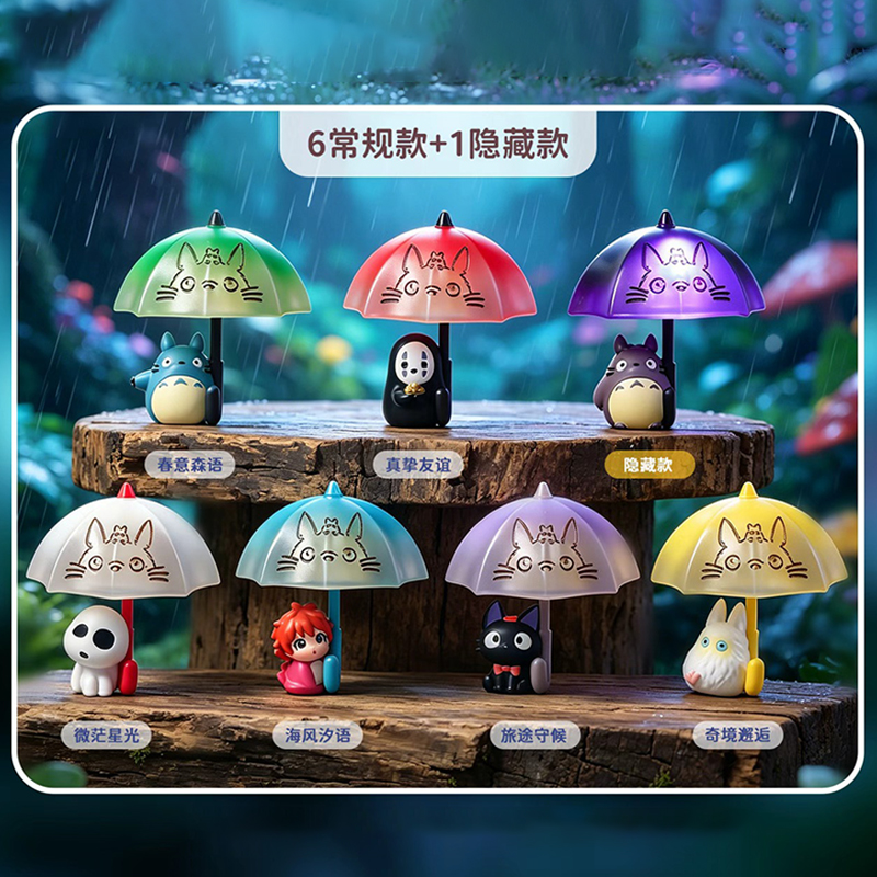 宮崎駿磁気ナイトライトブラインドボックスかわいい置物クリエイティブデスクトップ装飾家の装飾のギフト大人のコレクターのため