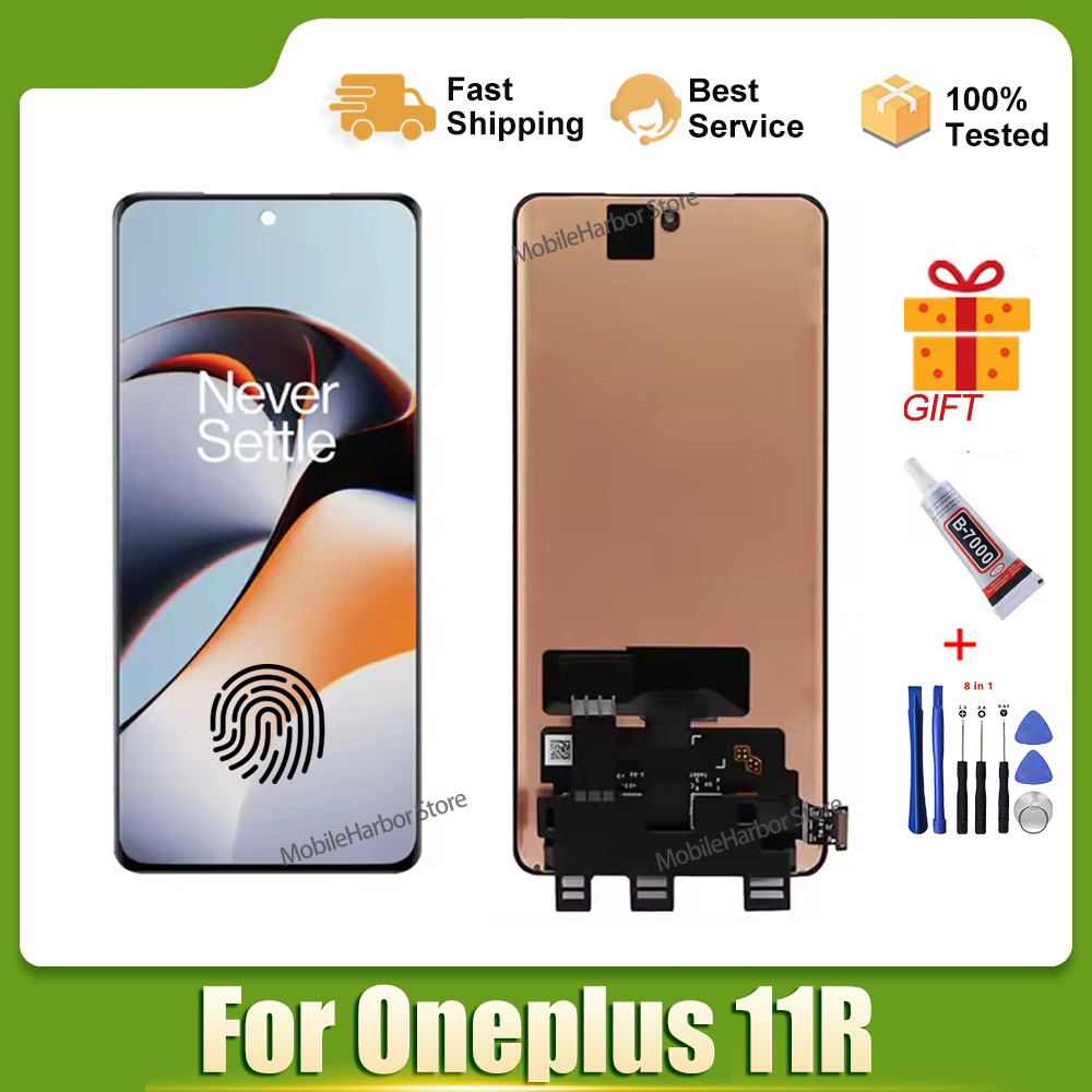 テスト済み 6.74 インチ AMOLED Oneplus 11R 液晶 CPH2487 Lcd ディスプレイタッチスクリーンデジタイザアセンブリの交換 Oneplus11R 1 11R