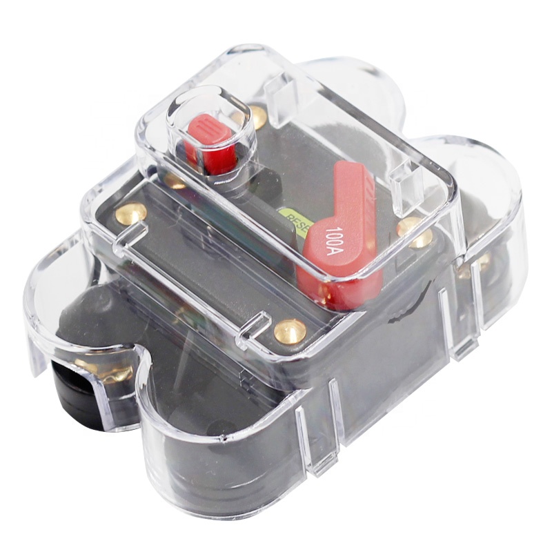 30A 40A 50A 60A 80A 100A 125A 150A 200A 250A 300A カバー付きサーキットブレーカー アンプブレーカー マニュアルリセット