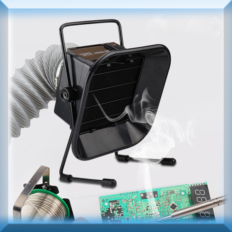 30 ワット 50 ワット 60 ワット可変速はんだ吸煙器 ESD ヒューム抽出ファンパイプダクト排気ファン 2 メートルパイプ浴槽換気ファン