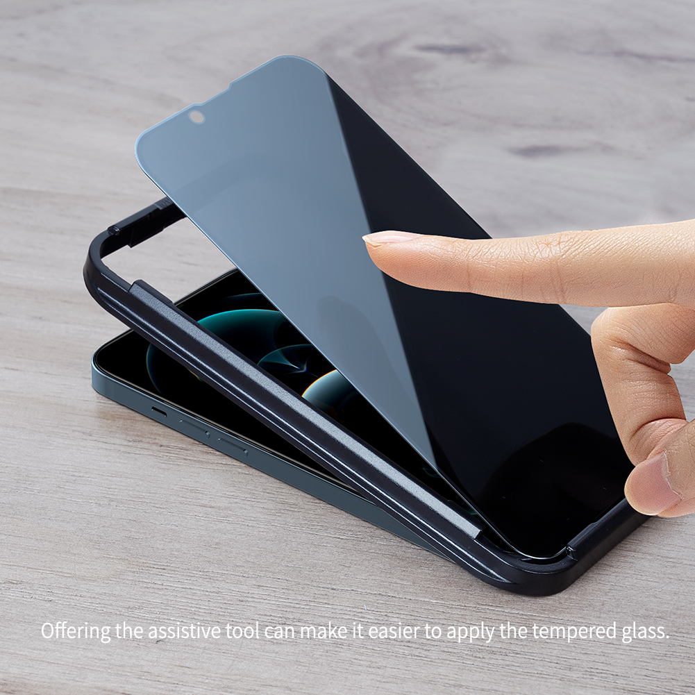 Nillkin Apple iPhone 17e / 16e ガラスガーディアンプライバシーアンチスパイ強化ガラスフルカバースクリーンプロテクター