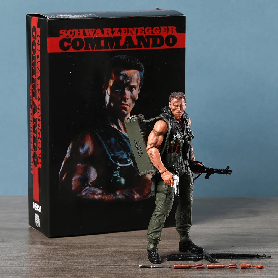 NECA コマンドー 30 周年記念ジョンマトリックス PVC アクションフィギュアコレクタブルモデル玩具ギフト
