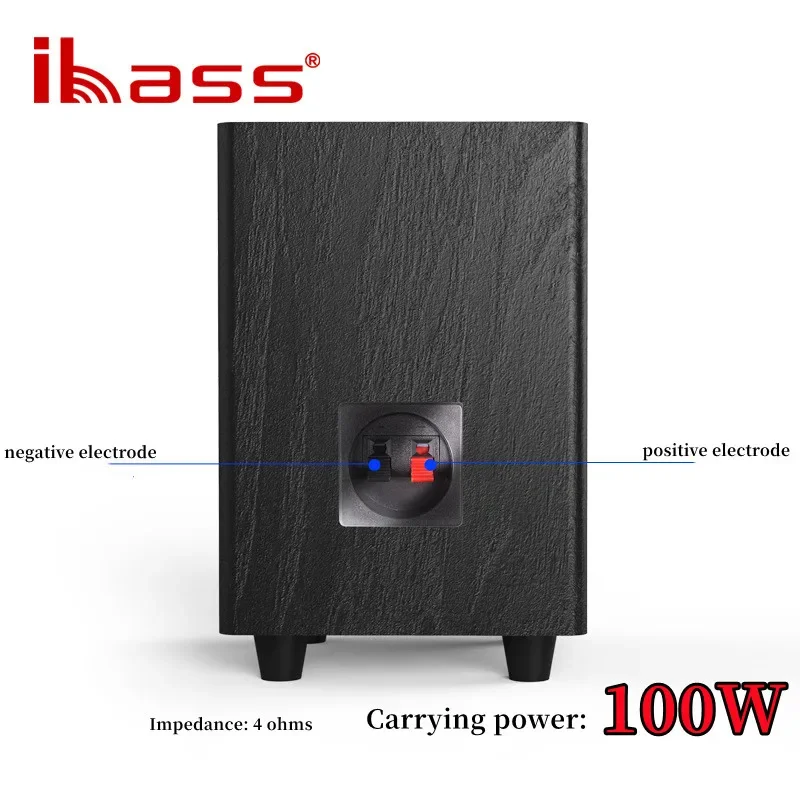Ibass 100 ワットハイパワー 6.5 "パッシブサブウーファーホームアンプとカーステレオスピーカー SW 低音出力ホームシアター HIFI システム