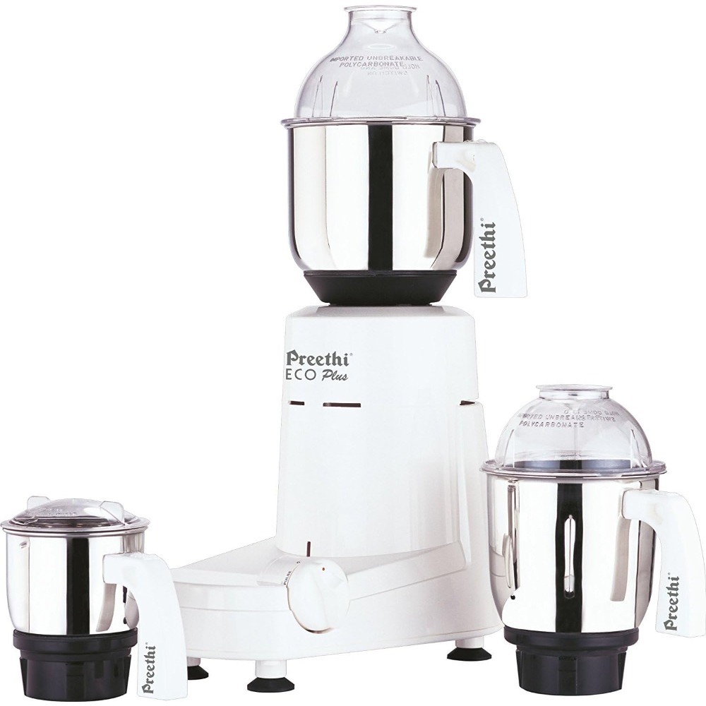 Eco Plus ミキサー グラインダー 110 ボルト 米国カナダ用 ホワイト 3 ジャー キッチン家電