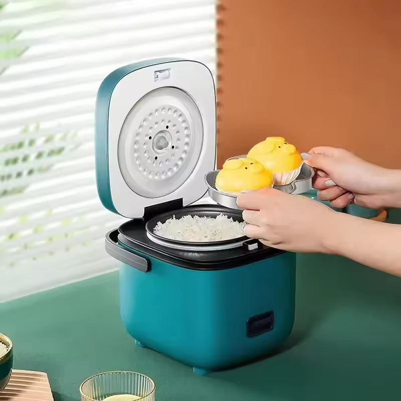 ミニ炊飯器自動家庭用キッチン電気調理機 1-2 人食品ウォーマー蒸し器 1.2L 小型炊飯器