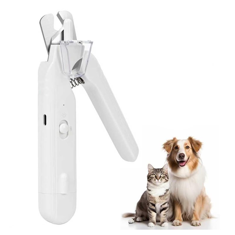 B59B-Quiet 2-In-1 Pet Nail Clipper And Grinder USB Charging Under 40 Decibels- Works For All Pet Nails Clippers