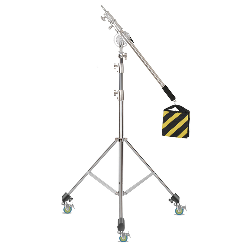 SH 2.8 メートルステンレス鋼ライトスタンドヘビーデューティ耐荷重 10 キロ写真スタジオサポート三脚 Led ライトフォトスタジオ