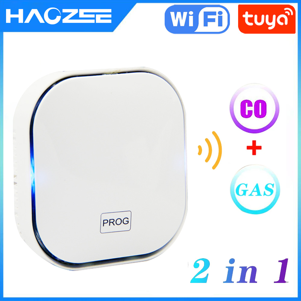 Tuya スマートライフ天然ガス CO 漏れ一酸化炭素検出器 WIFI CH4 メタン可燃性漏れ石炭ホーム警報センサー