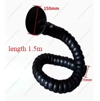 フレキシブル排煙換気ダクト、産業用排煙システム用位置決め集気フード