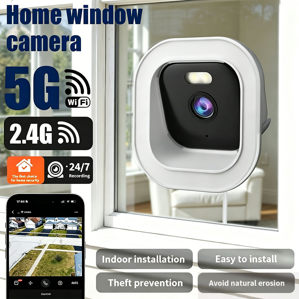 5MP/2MP WIFI 窓カメラ屋内ホームセキュリティカラーナイトビジョンモーション検出ペットベビーモニター監視カメラ