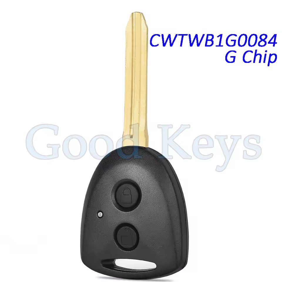 KEYECU アフターマーケット CWTWB1G0084 リモートキーフォブ トヨタ アバンザ ウィゴ グランド用 ダイハツ ゼニア アルザ マイヴィ アクシア G チップ 315/433MHz