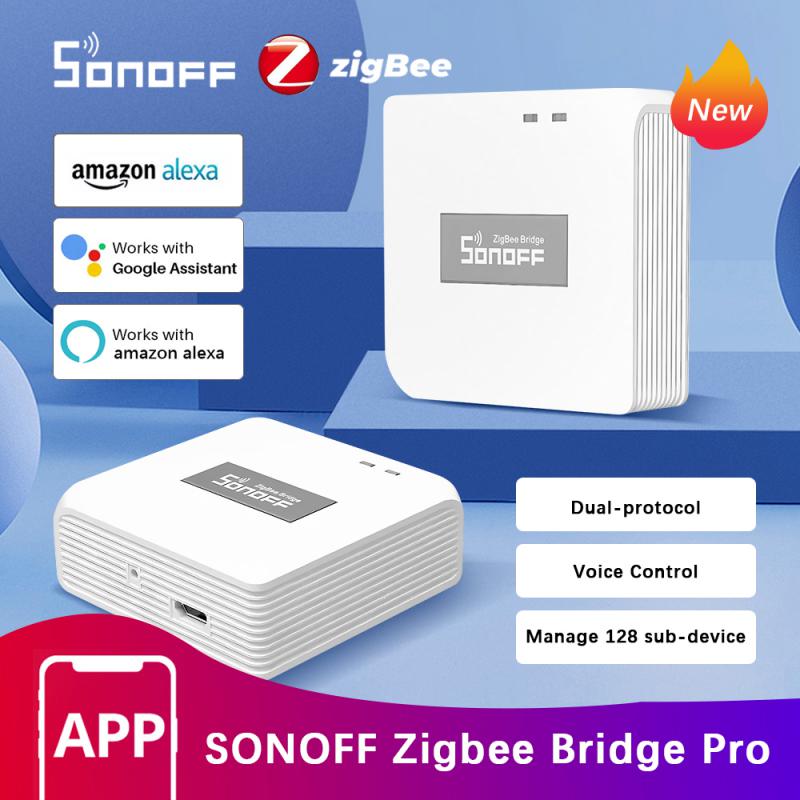 SONOFF ZBBridge Pro スマート Zigbee ブリッジ Zigbee 3.0 アプリワイヤレスリモコンスマートホームブリッジは Alexa Google ホームで動作します