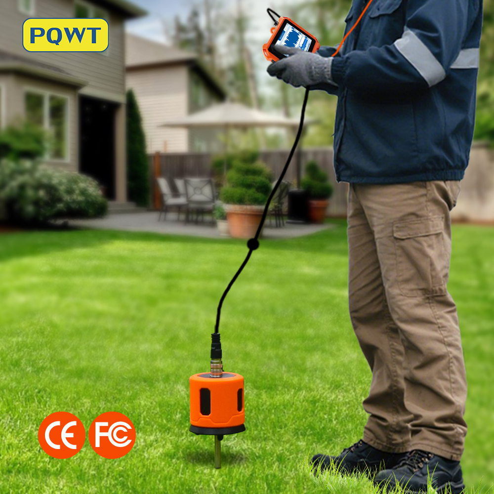 PQWT Acoustic Underground Pipe Water Leakage Detector PQ125 Series Smart Indoor Outdoor Water Leak Detection Device Supports OEM